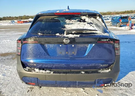 2025 Nissan Kicks Sv z USA, uszkodzony, nr VIN 3N8AP6CB0SL310790